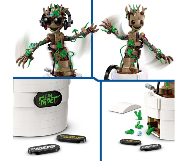 LEGO 76297 Tańczący Groot - 1266185 - zdjęcie 5